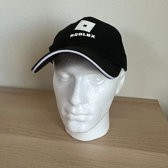 Mens Roblox Adjustable Cap Hat Mens White and Black - Picture 7 of 13